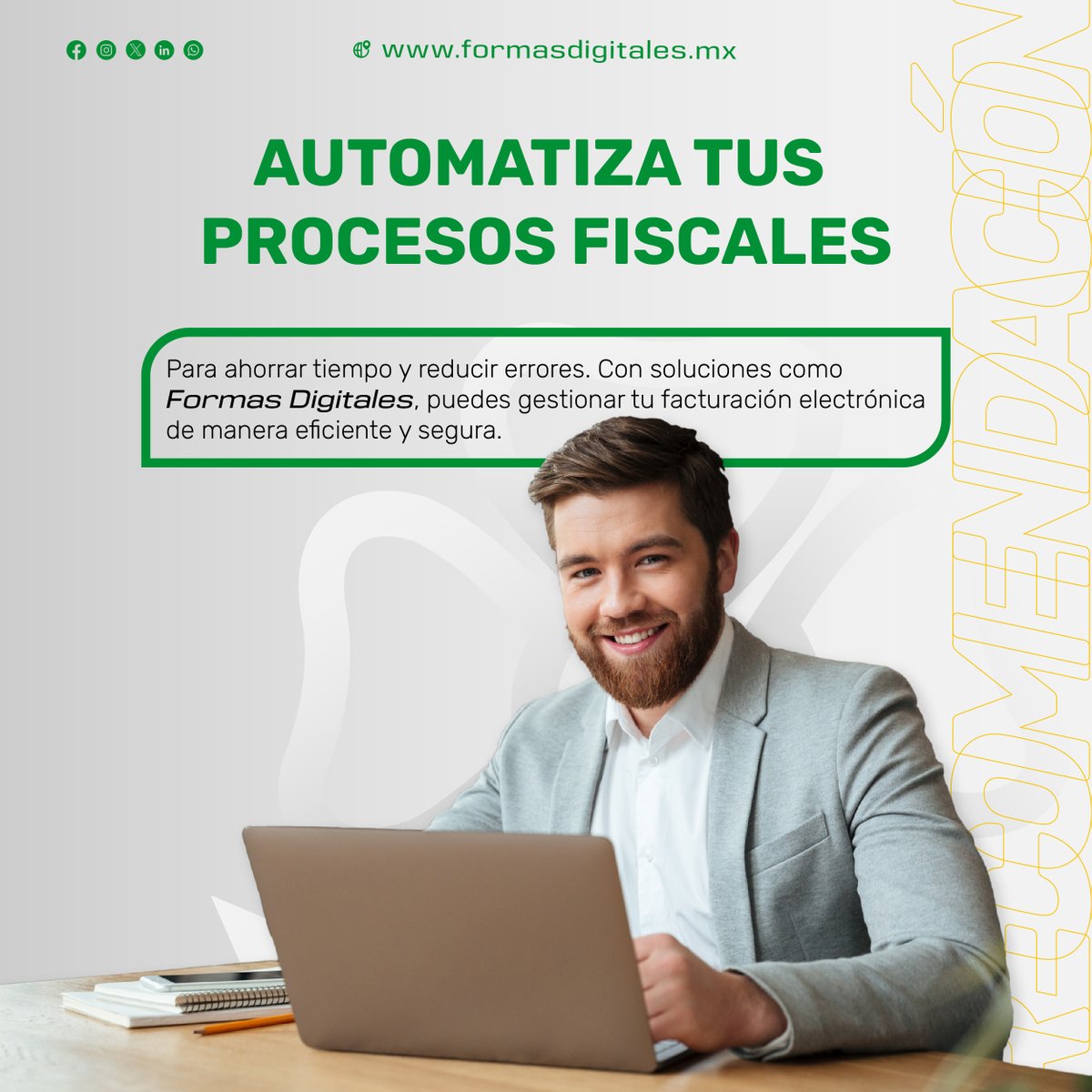 FormasDigitales's tweet image. Automatiza tus procesos fiscales y optimiza tu gestión.

#Automatización #AutomatizaciónFiscal #ProcesosEficientes #SolucionesDigitales #EmpresasAutomatizadas