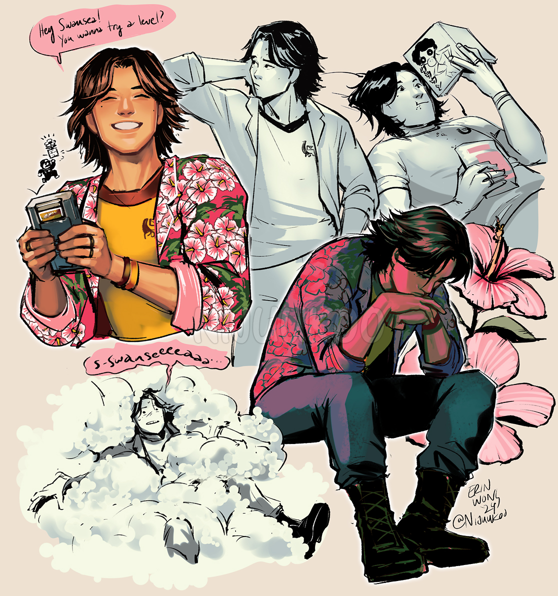 Nijuukoo's tweet image. Useless ray of goddamn sunshine  #Mouthwashing