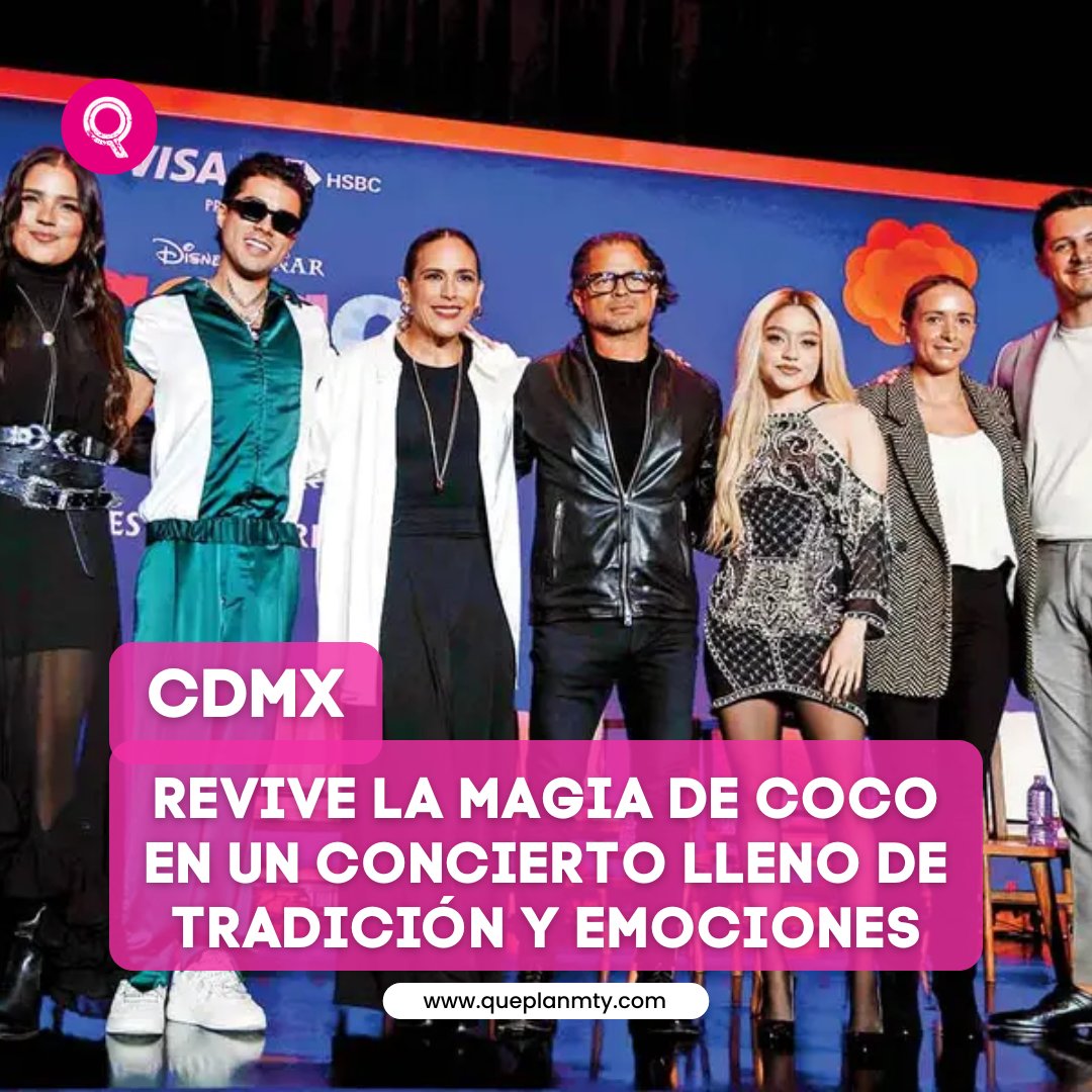 QuePlanenMty's tweet photo. ¡Vive la magia de "Coco en Concierto"! 🎶✨ El 2 de noviembre, celebra el Día de Muertos con Natalia Lafourcade, Angélica Vale y otros grandes artistas en un evento inolvidable en la Plaza de Toros México. 🎻🎤 #CocoEnConcierto #DíaDeMuertos #CulturaViva https://t.co/sderofJQcy