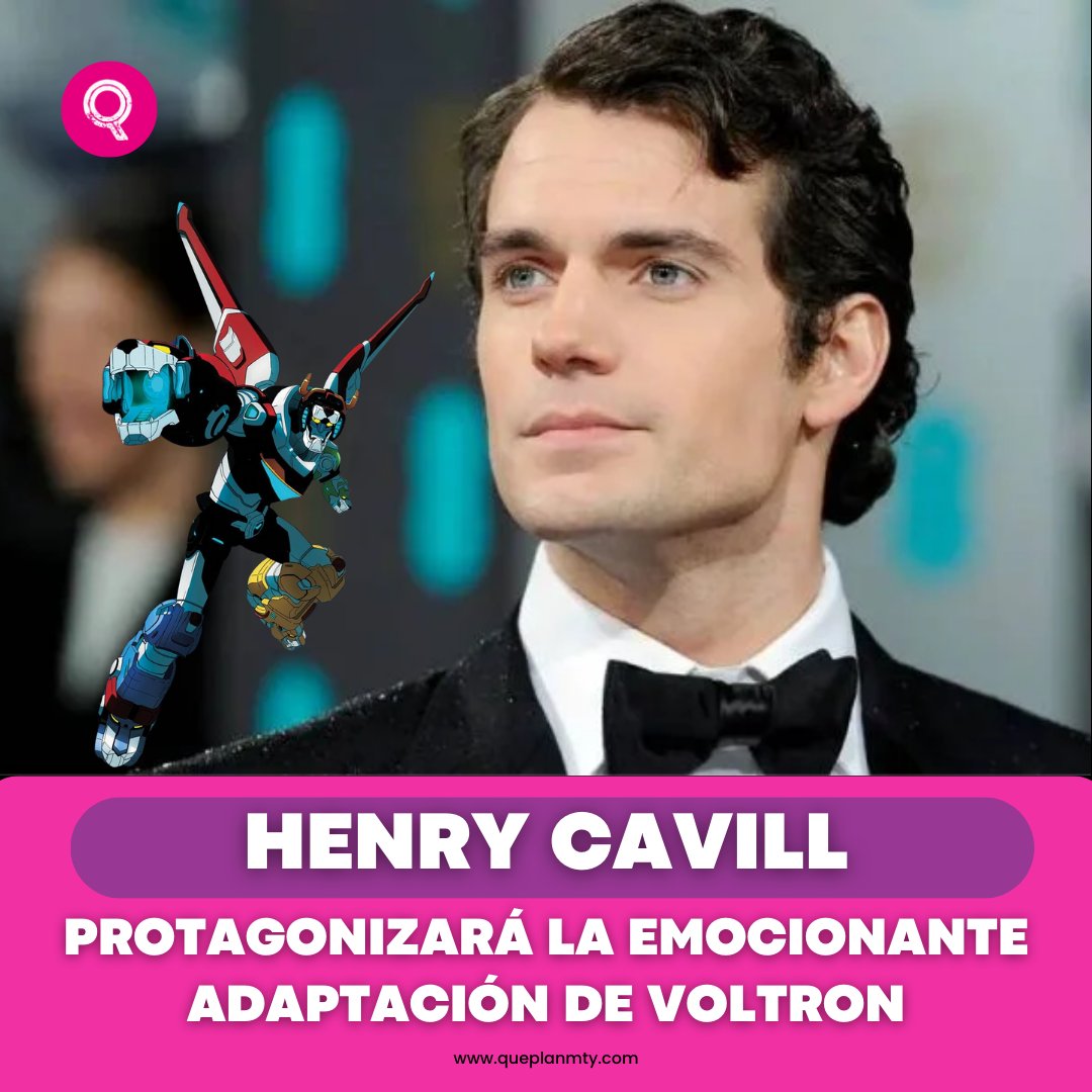 QuePlanenMty's tweet photo. ¡La espera terminó! 🎉 Henry Cavill protagonizará la nueva adaptación de acción real de **Voltron**. 🌌 Dirigida por Rawson Marshall Thurber, esta emocionante película está lista para llevarnos de vuelta a un mundo de acción y aventuras épicas. https://t.co/i1HDBtQMLr
