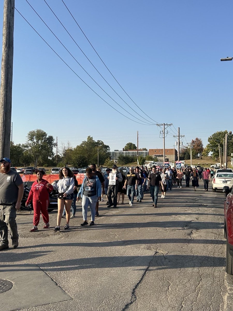 Yesterday, I had the opportunity to join Cargill workers on strike in Cedar Rapids.

I’ll always be proud to stand in solidarity with workers fighting for fair wages &amp; the respect they deserve.