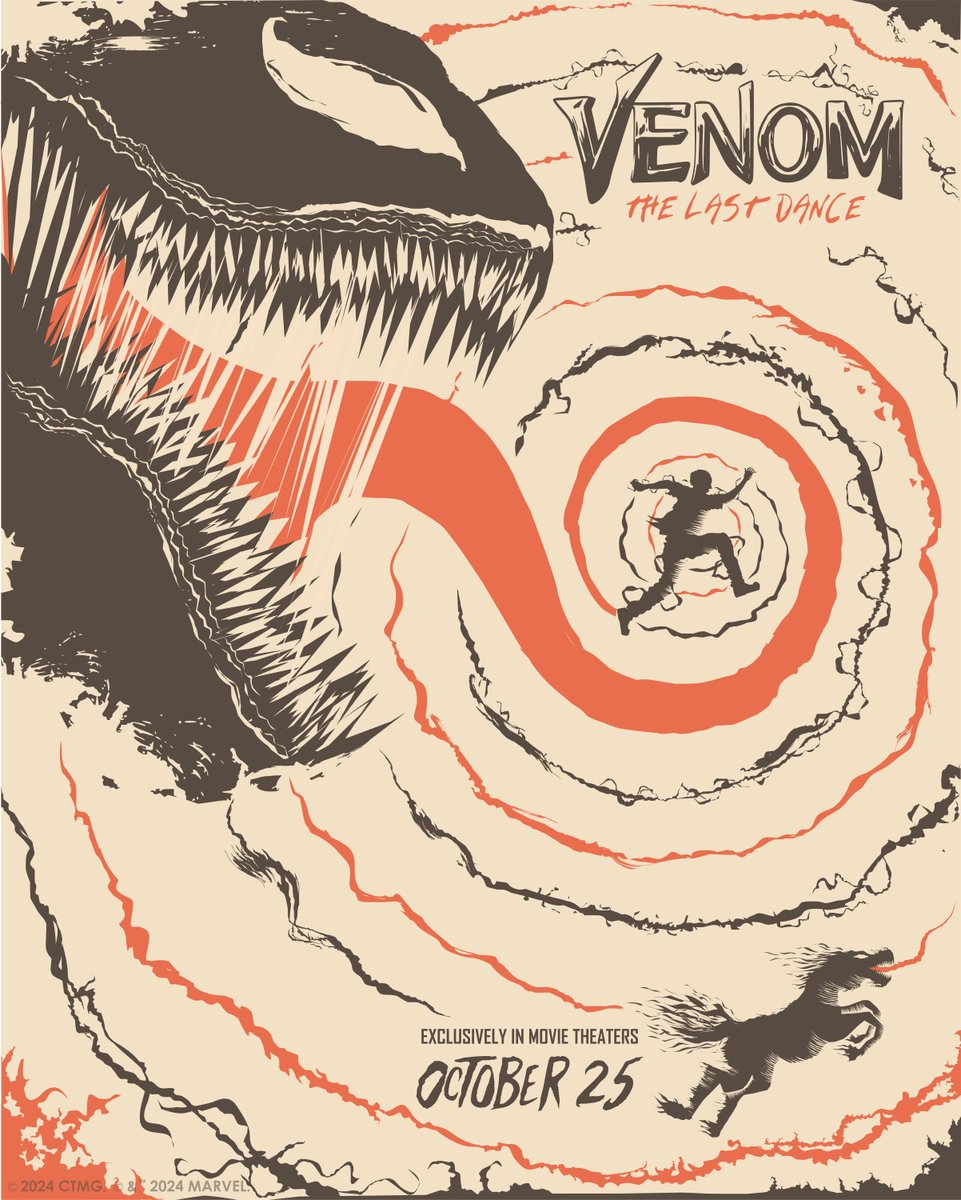 VenomMovie's tweet photo. Congratulations 🎉! Tom Hardy has chosen the winners of the #Venom: The Last Dance Fan Art Contest! Thank you for all the submissions! https://t.co/6NJ4PIEzvI