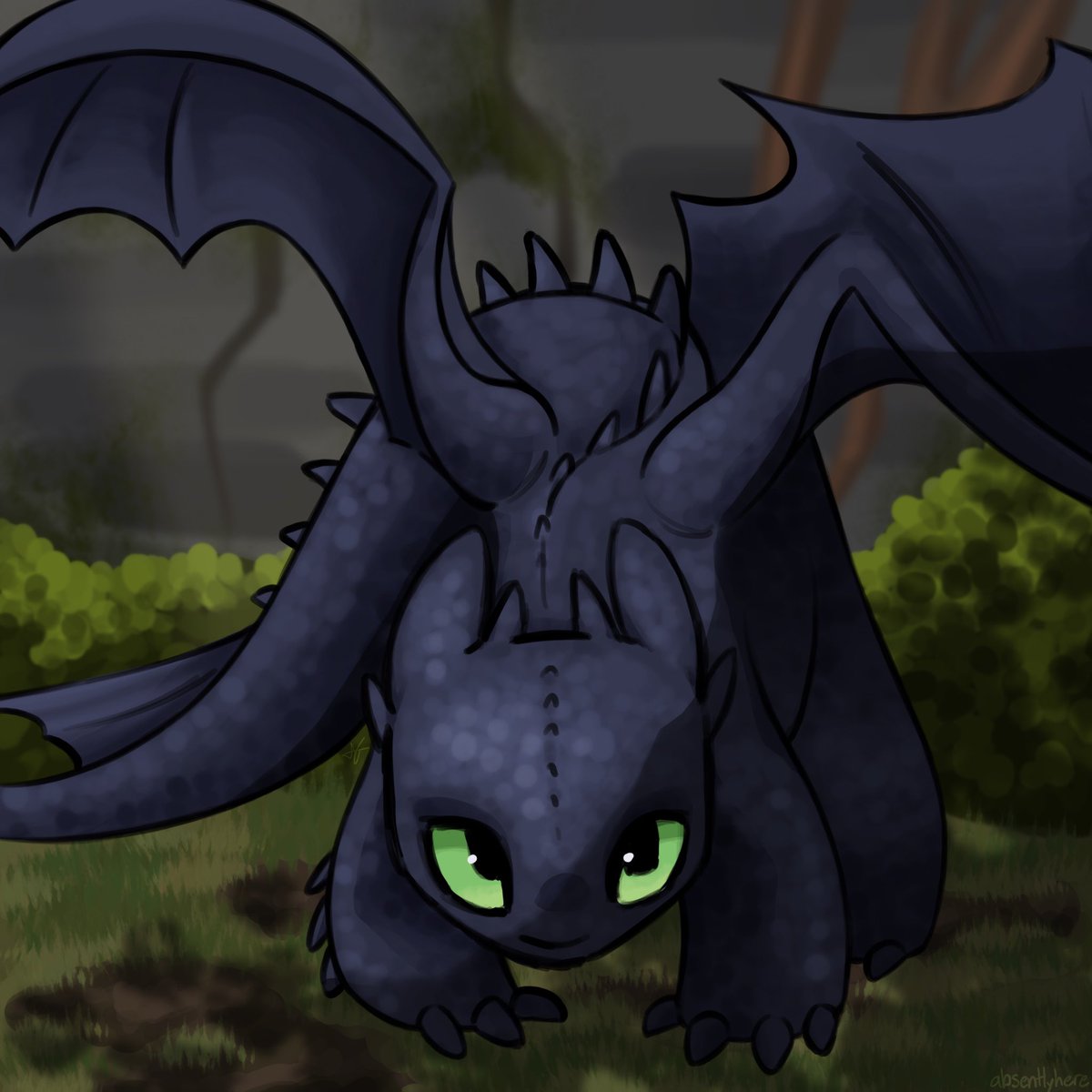 absentlyhere6's tweet image. Toothless #httyd #howtotrainyourdragon