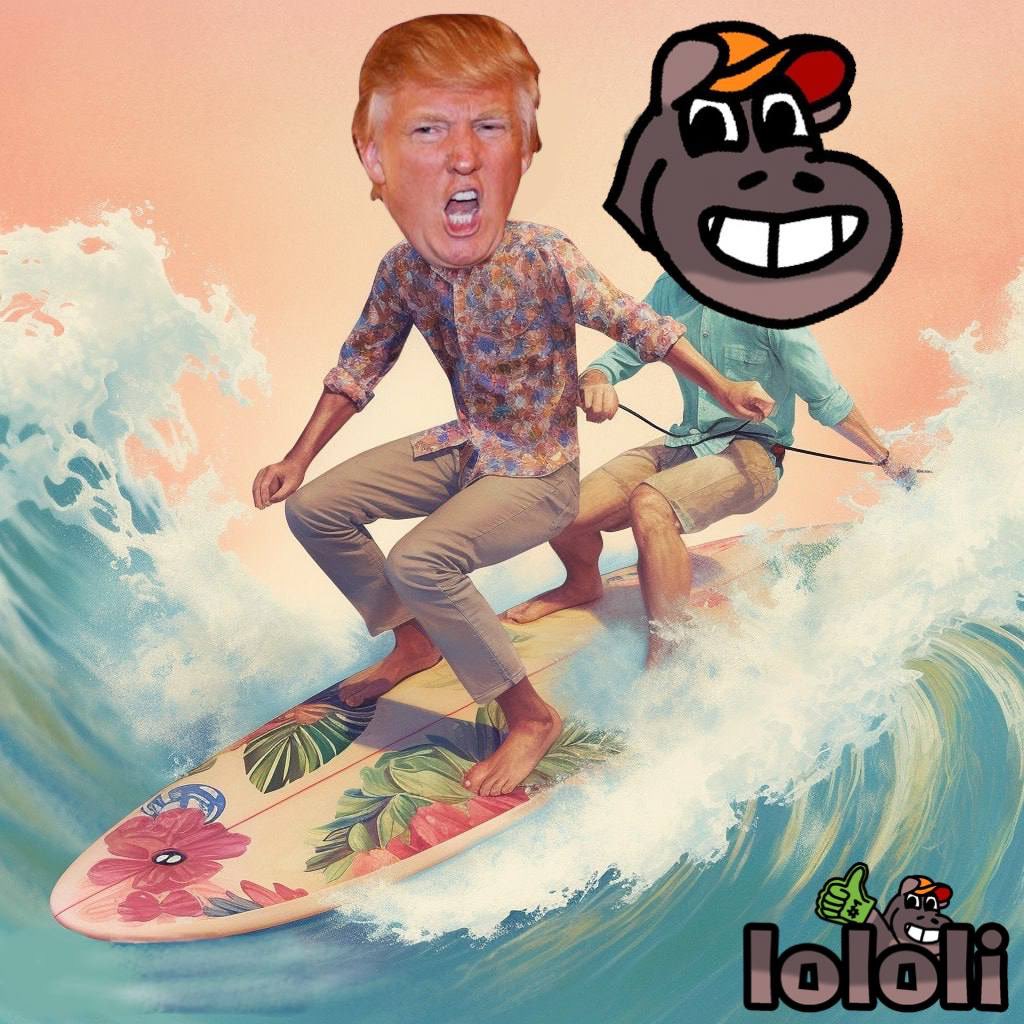 LololiERC's tweet photo. We are just riding the waves. 🌊 

Heading into the weekend 

#LOLOLI 
$LOL

#MOODENG
$FIONA
#ETH https://t.co/8eec5Rgtgt