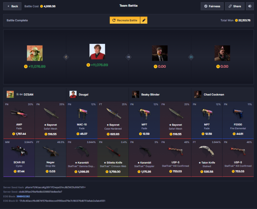 🚨 DZSAN just went CRAZY and walked away with 11,076.89 coins in a MASSIVE battle! 💰💥

The rest? Left empty-handed. 😳
Who’s ready to take on the next round? 🎯 #CSGO #CSGOGambling #BigWin #ChickenGG #CS2 

chicken.gg/case-battles/1…