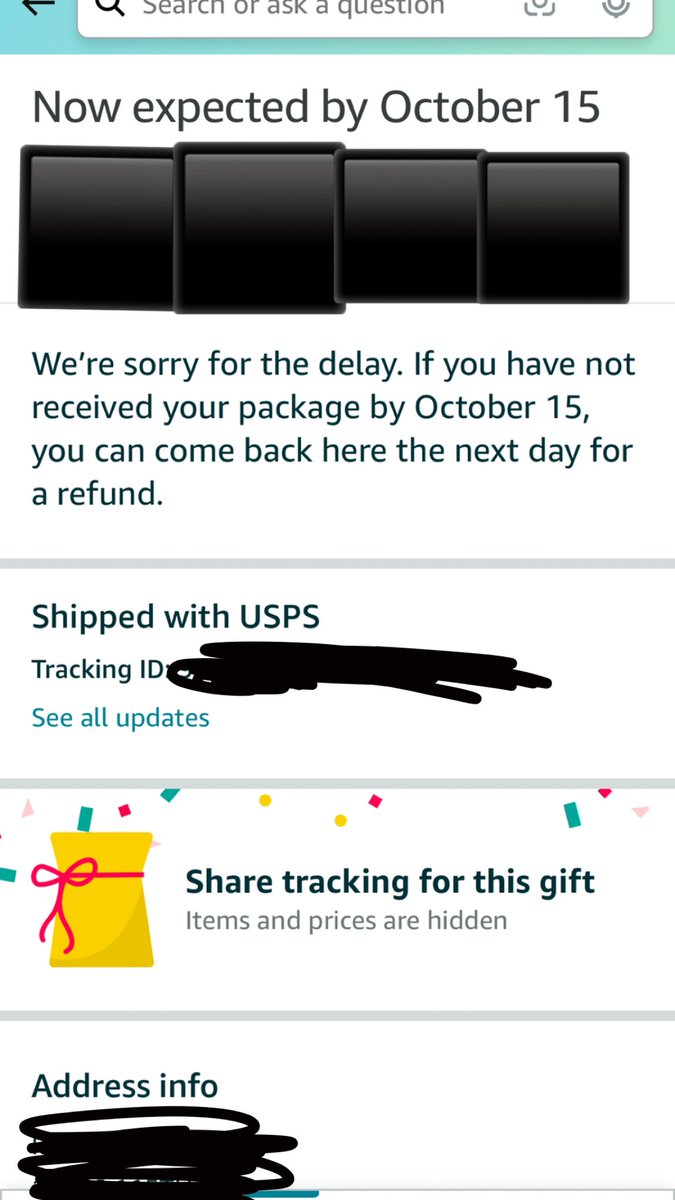 Dear <a href="/amazon/">Amazon</a> this is the 2nd order basically in a row where I’ve gotten told “2 Day shipping” then it sits in Minneapolis or Woodbury for a day or 2 and I get this “sorry for the delay”. Don’t tell your prime members “2 Day shipping” if this is going to happen. Do better.