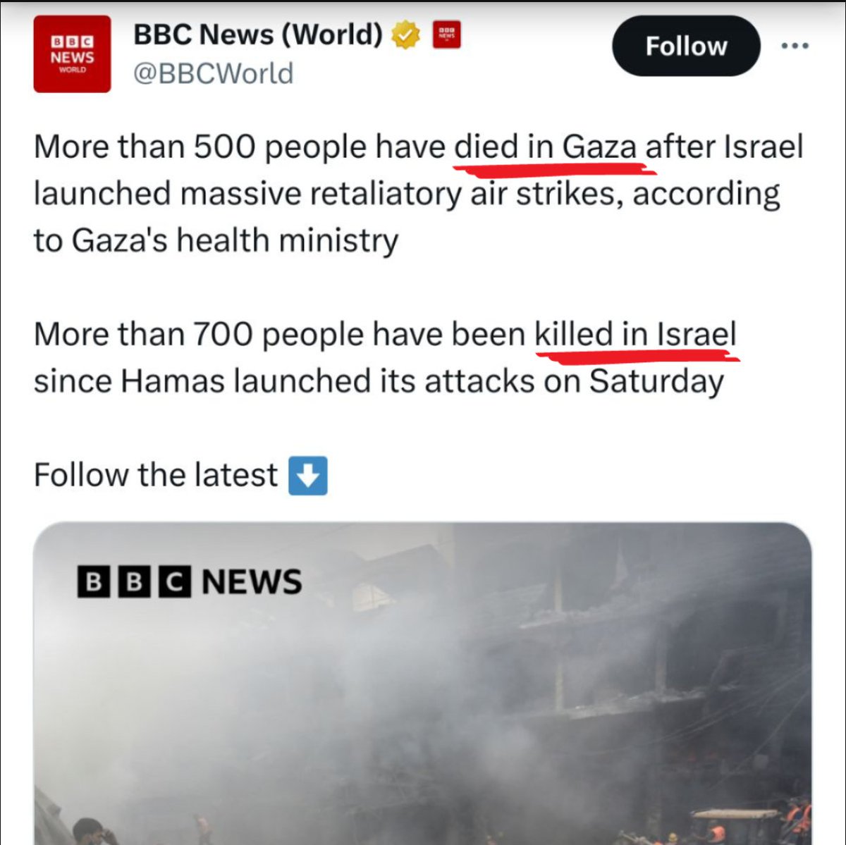 This isn't a mistake. Media are deliberately trying to manufacture consent for genocide. 🇵🇸🇮🇱

Don't let them get away with it.