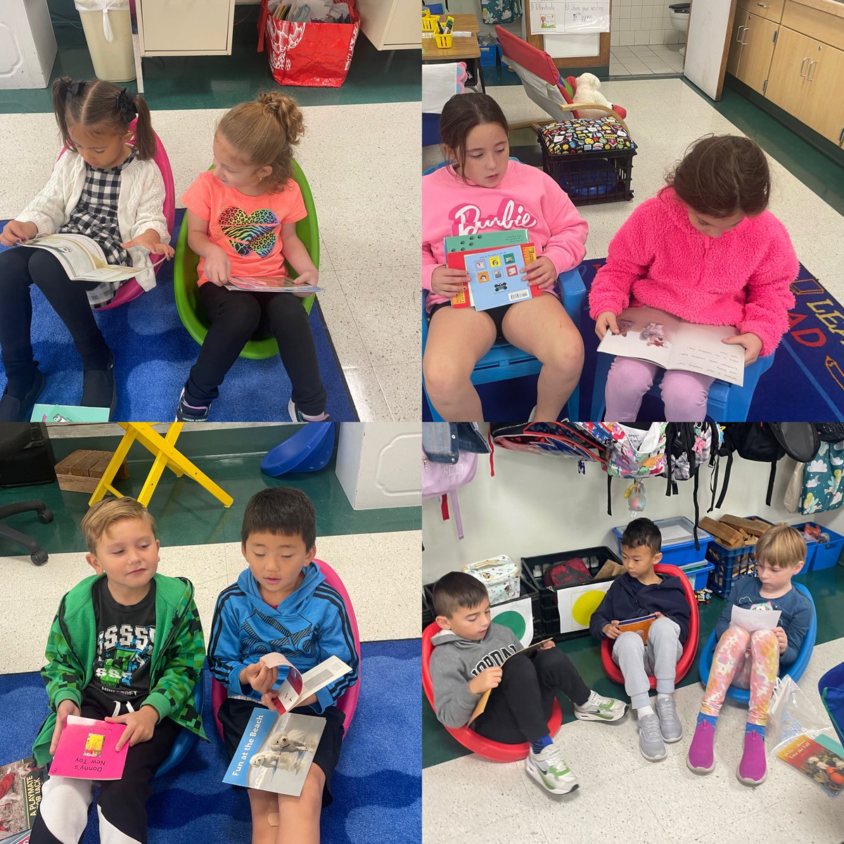 I can read with a partner and retell a story!