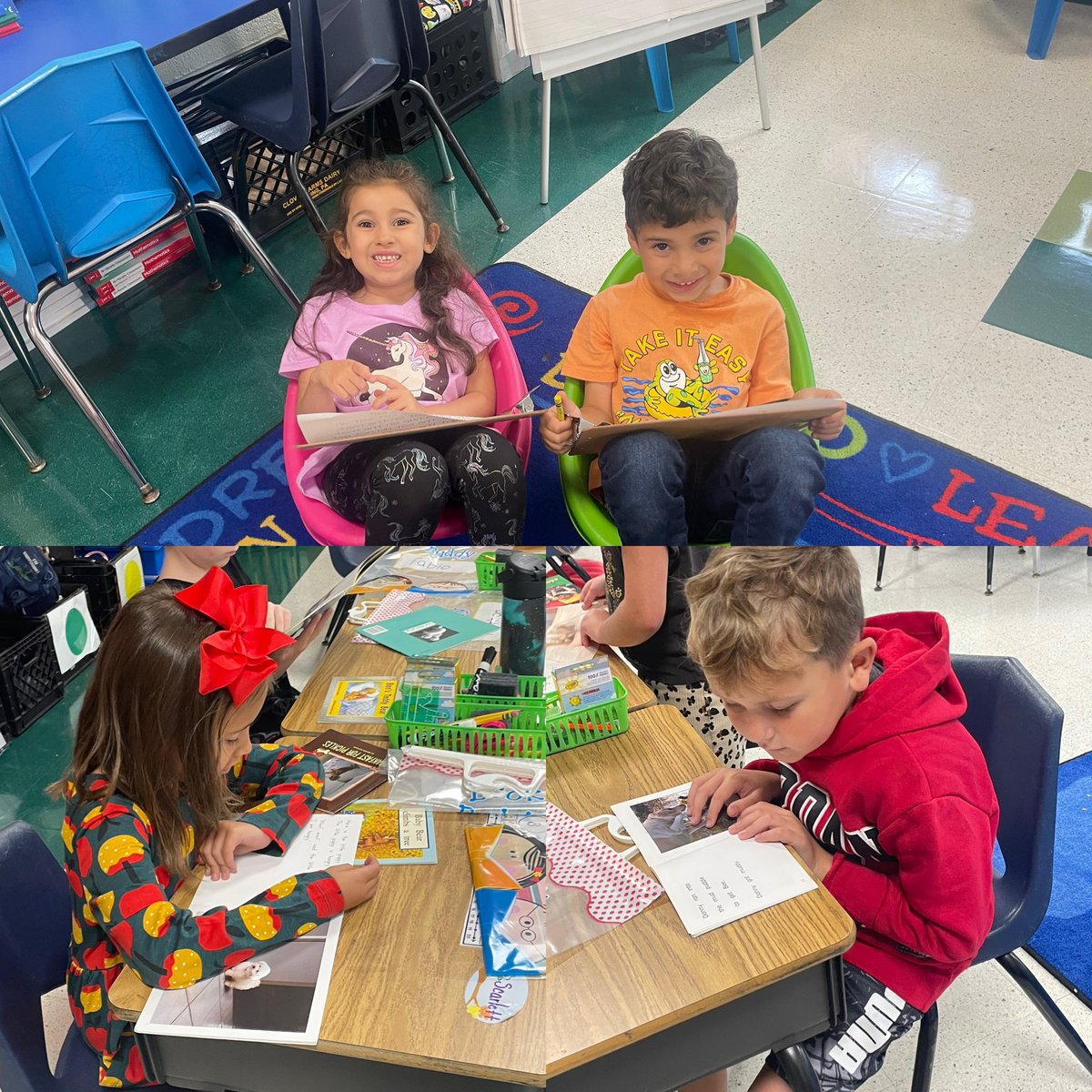 Growing readers practice everyday!