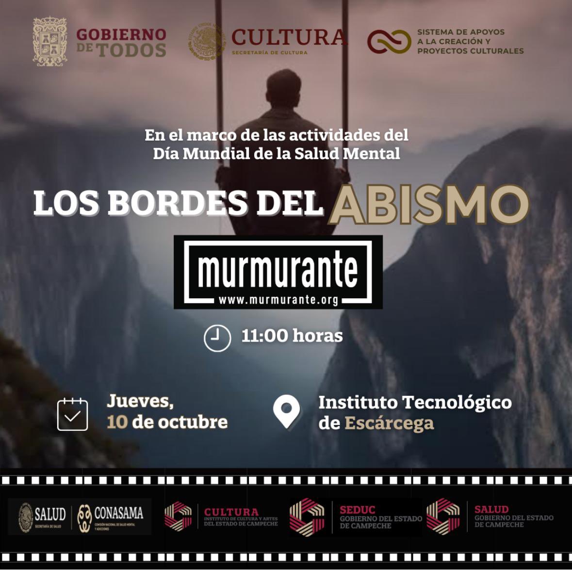 ¡𝐀𝐠𝐫𝐚𝐝𝐞𝐜𝐞𝐦𝐨𝐬 𝐥𝐚 𝐢𝐧𝐯𝐢𝐭𝐚𝐜𝐢𝐨́𝐧 𝐝𝐞 𝐥𝐚 𝐒𝐞𝐜𝐫𝐞𝐭𝐚𝐫𝐢𝐚 𝐝𝐞 𝐂𝐮𝐥𝐭𝐮𝐫𝐚  𝐲 𝐥𝐚 𝐒𝐞𝐜𝐫𝐞𝐭𝐚𝐫𝐢𝐚 𝐝𝐞 𝐒𝐚𝐥𝐮𝐝 𝐝𝐞 𝐂𝐚𝐦𝐩𝐞𝐜𝐡𝐞❗

📍Instituto Tecnológico de escárcega
🗓️Jueves 10 de octubre 2024
⏰11:00 Hr.
🤝Entrada libre