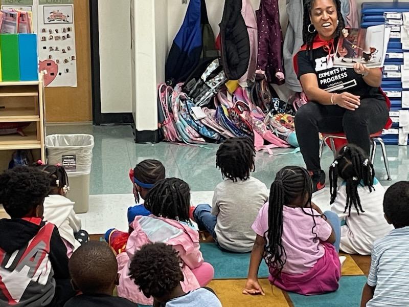 MTSS_Boyd's tweet photo. It was so much fun celebrating with our STELLar scholars for #PreKWeek. Superheros and great books were the best combination to wrap up their week. @StonewallTell's Pre-K scholars rock!!! @NPorter17 @aplatimore @FultonCoSchools https://t.co/yfl85mCWo7