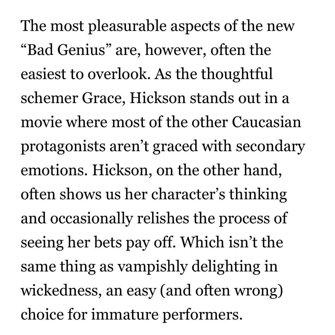 NancyAmazon (@nancyamazon) on Twitter photo Saying what we all know - whether lead or supporting <a href="/taylorhickson/">childish hambino</a> stands out. #badgenius rogerebert.com/reviews/bad-ge… Saying what we all know - whether lead or supporting <a href="/taylorhickson/">childish hambino</a> stands out. #badgenius rogerebert.com/reviews/bad-ge…