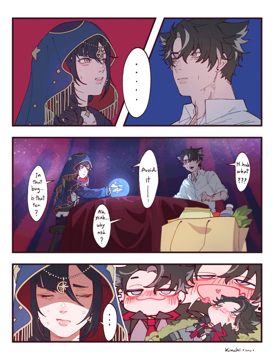 In another universe.
#Mona #Wriothesley #GenshinImpact #genshinimpactfanart #HoYocreators