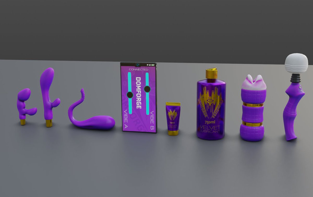 DomforgeArts's tweet photo. New version of the Midnight Clutter pack https://t.co/f1z6HUaHfz