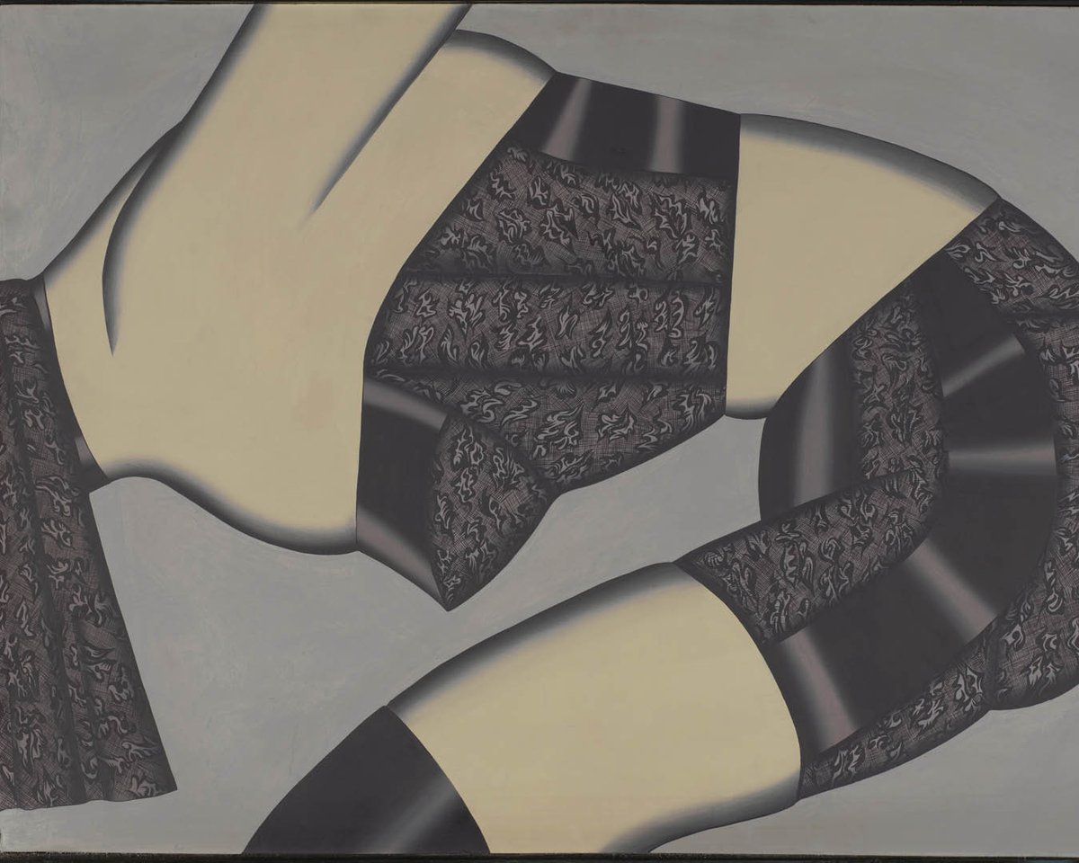 📅  "Christina Ramberg: A Retrospective" opens this weekend! 💅🏻 See fragmented forms, striking geometries, and daring art!  

🖼This first major retrospective in 30 years features 100 works, including her iconic paintings and captivating quilts. Learn more hmmr.buzz/Ramberg