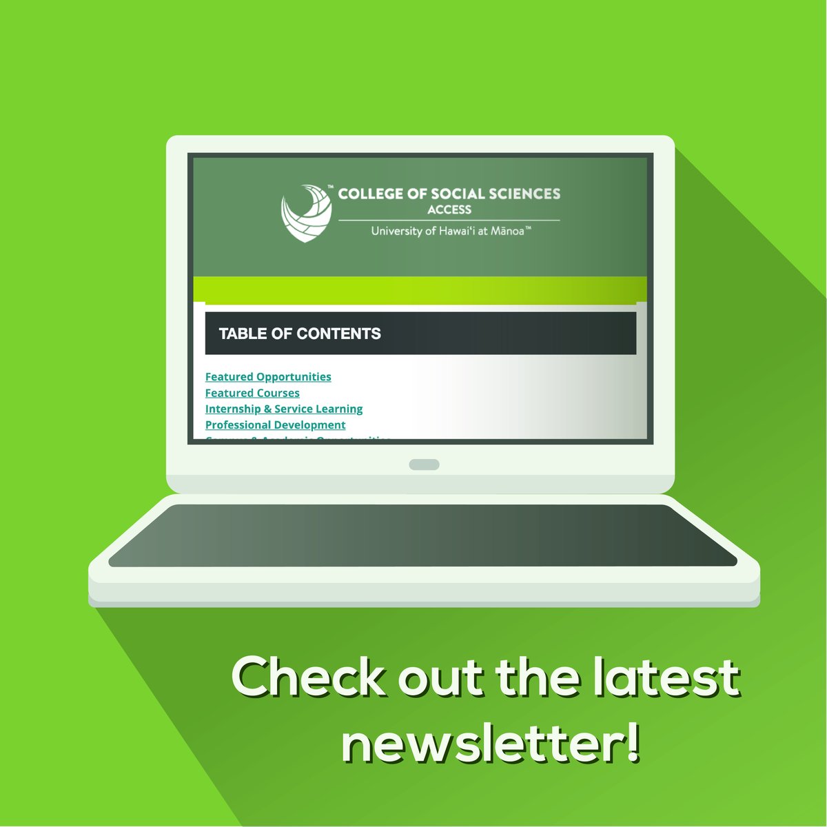 📣 @CSS_UHManoa Students, the Latest ACCESS Newsletter is Here! 📰
Features in this edition:
🏛️ Manoa Political Internship
💼 Job opportunities
💰 Scholarships
Don't miss out on what's happening! 👉 bit.ly/3U7Q21z
 #ACCESSOppsNewsletter #CSS_UHManoa