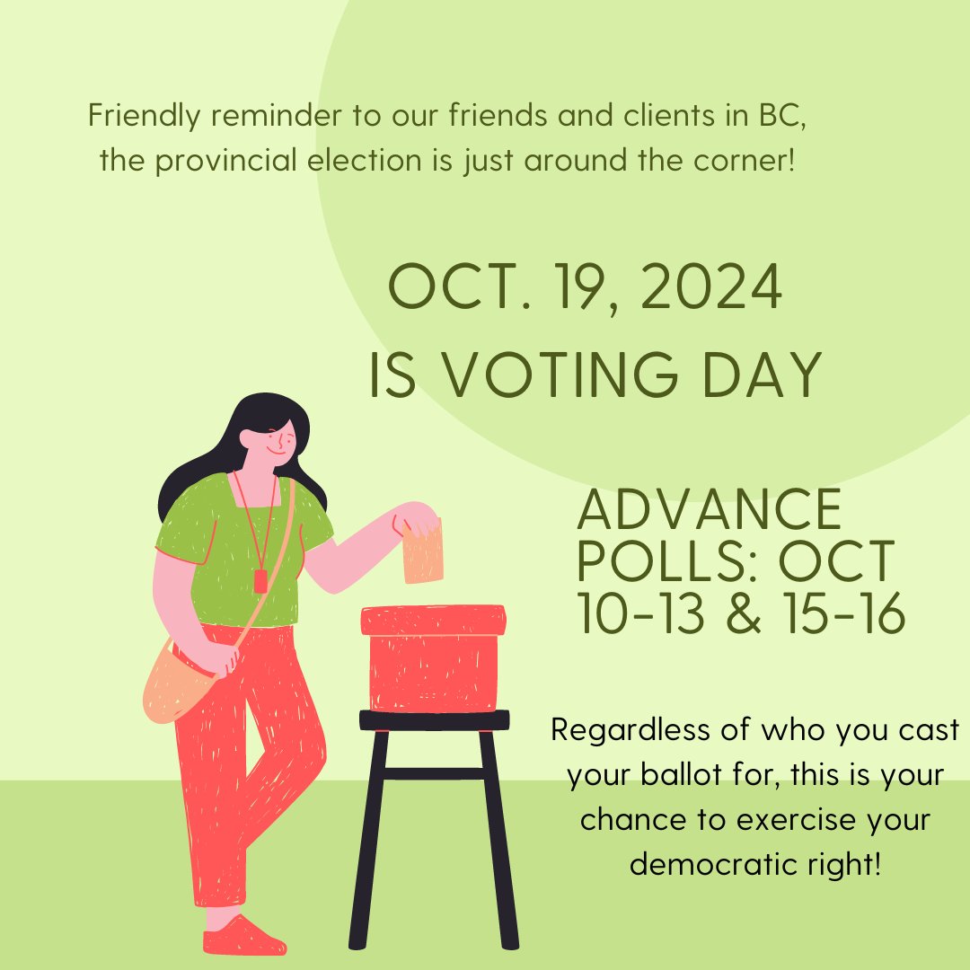 homewardboundtm's tweet photo. Friendly reminder that voting day is in just over a week (and advance polls began yesterday).

No matter who are voting for, this is your chance to get out their and exercise your democratic right https://t.co/GQZDBFs6Rh