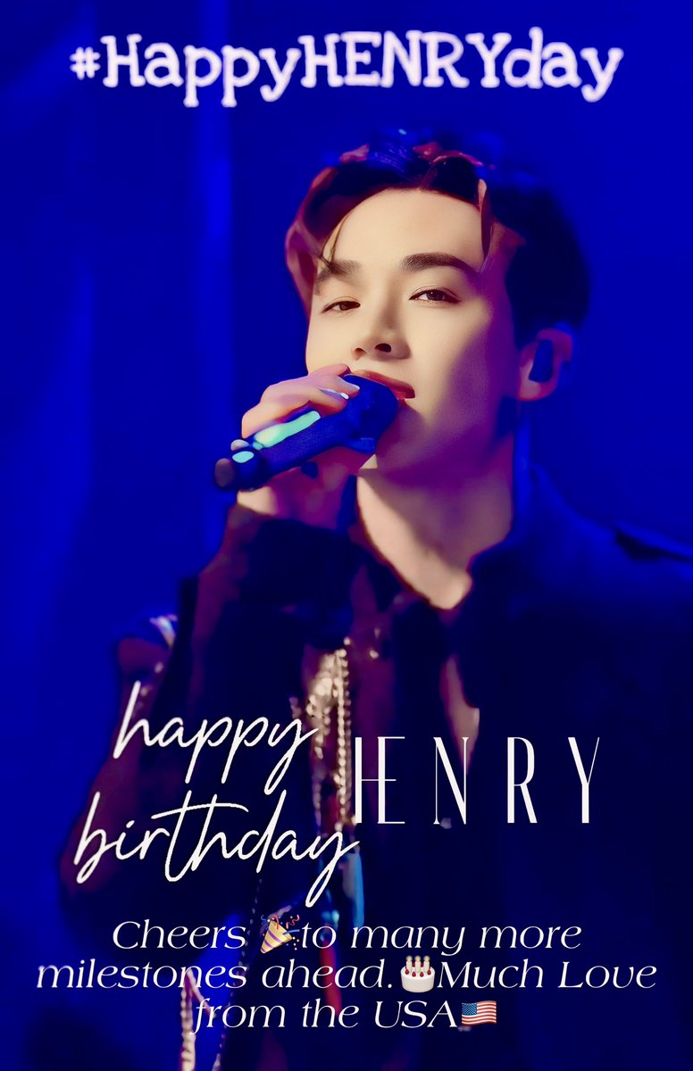 almingtx's tweet image. Happy Blessed Birthday to our One and Only Musical Genius @henrylau89🫶🏻

Thank you for the opportunity of knowing you , of experiencing your kindness and of the privilege of witnessing your art. 

#HENRY ... 🎉you are a "POWERHOUSE" of  'Inspiration'  to us, your #Strings... your…
