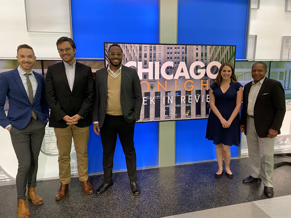 Nick Blumberg (@ndblumberg) on Twitter photo Great <a href="/wttw/">WTTW - Chicago PBS</a> Week in Review conversation with <a href="/rquinnmyers/">Quinn Myers</a> <a href="/MichaelJLiptrot/">Michael Liptrot</a> <a href="/srfreish/">Sarah Freishtat</a> and <a href="/rufuswilliamsjr/">Rufus Williams</a> — airs again at 7p and 10p, or stream it online! (Don’t worry, I’m just keeping the seat warm for <a href="/AmandaVinicky/">Amanda Vinicky</a>) Great <a href="/wttw/">WTTW - Chicago PBS</a> Week in Review conversation with <a href="/rquinnmyers/">Quinn Myers</a> <a href="/MichaelJLiptrot/">Michael Liptrot</a> <a href="/srfreish/">Sarah Freishtat</a> and <a href="/rufuswilliamsjr/">Rufus Williams</a> — airs again at 7p and 10p, or stream it online! (Don’t worry, I’m just keeping the seat warm for <a href="/AmandaVinicky/">Amanda Vinicky</a>)