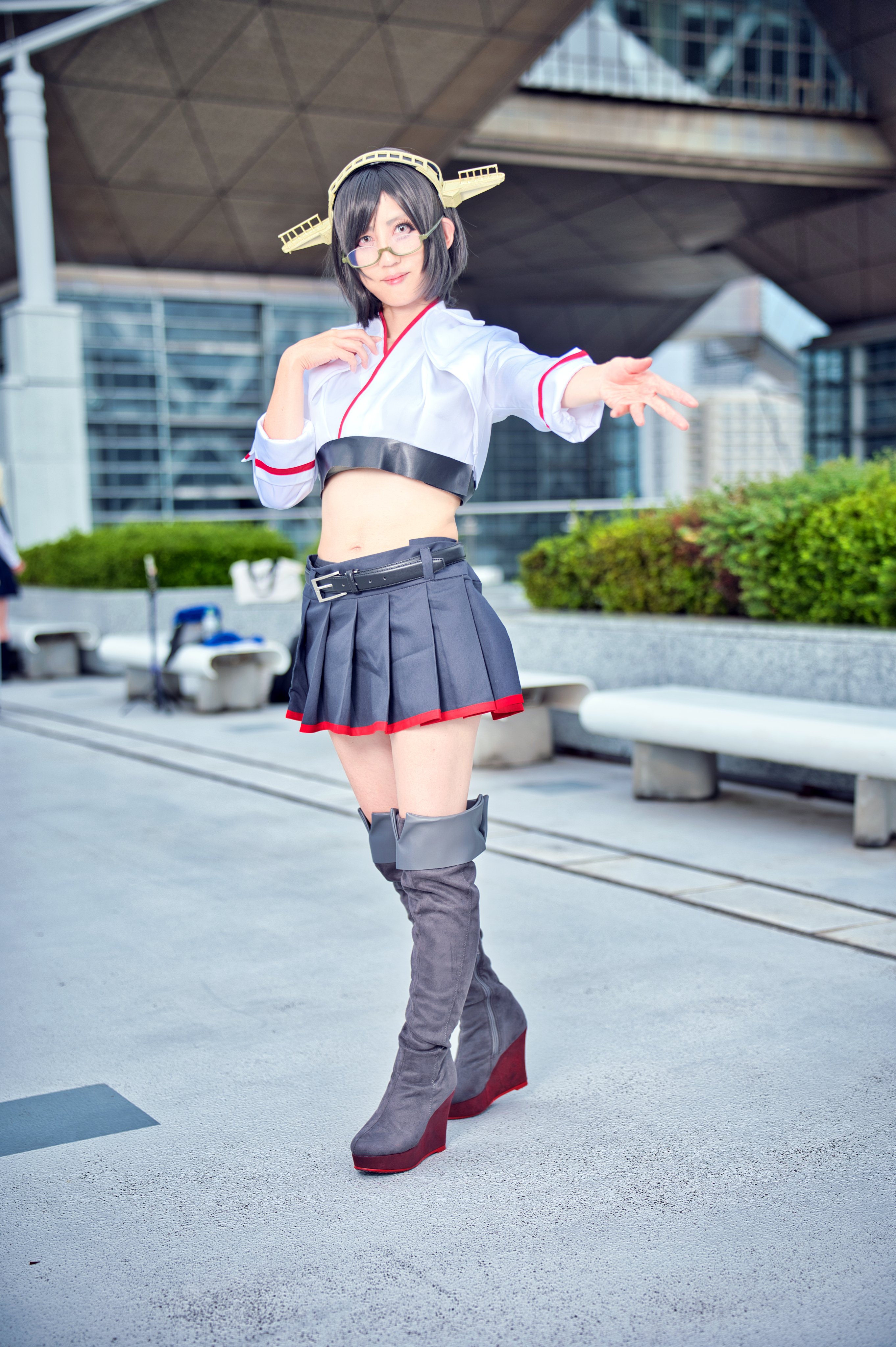 (F16) 艦これ 大和 レースクイーン コスプレ 衣装 コスチューム 411QeRGT83L._AC_UL210_SR210,