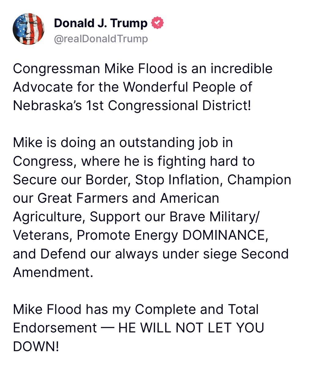 Thank you, President <a href="/realDonaldTrump/">Donald J. Trump</a> – let's get America back on track! 🇺🇸