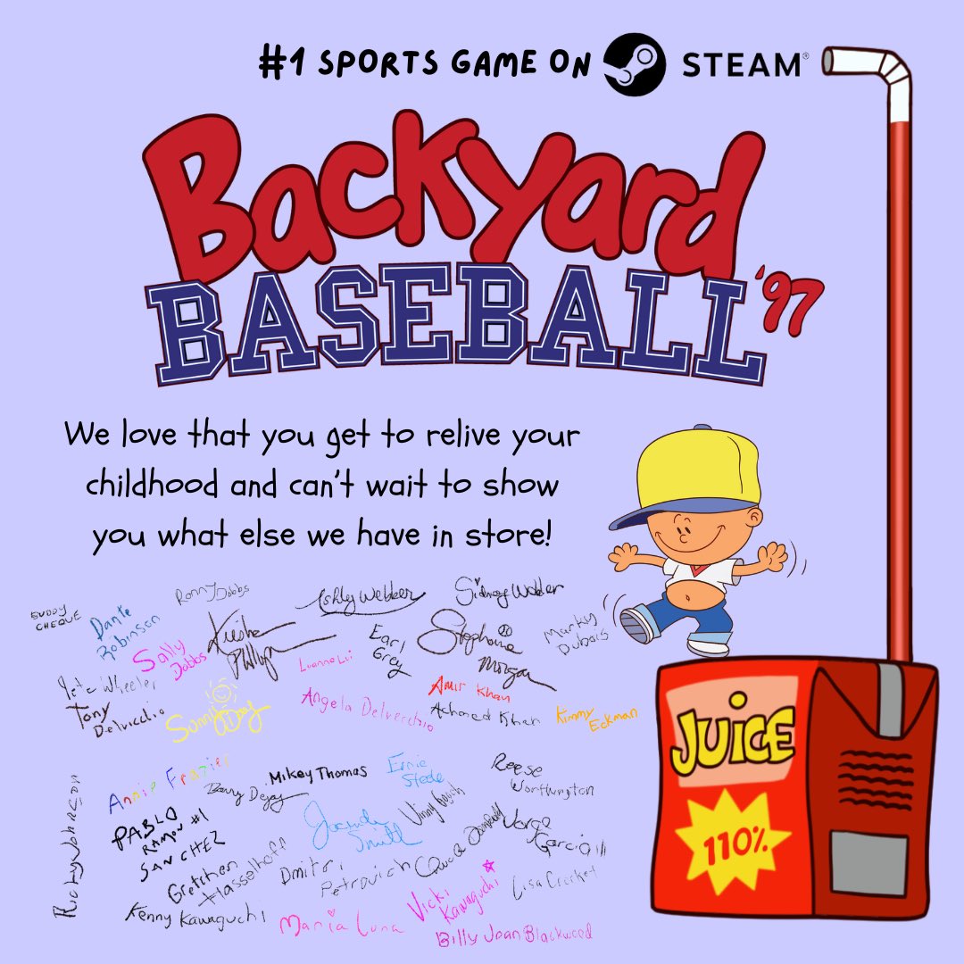 Thank you from the Backyard crew!