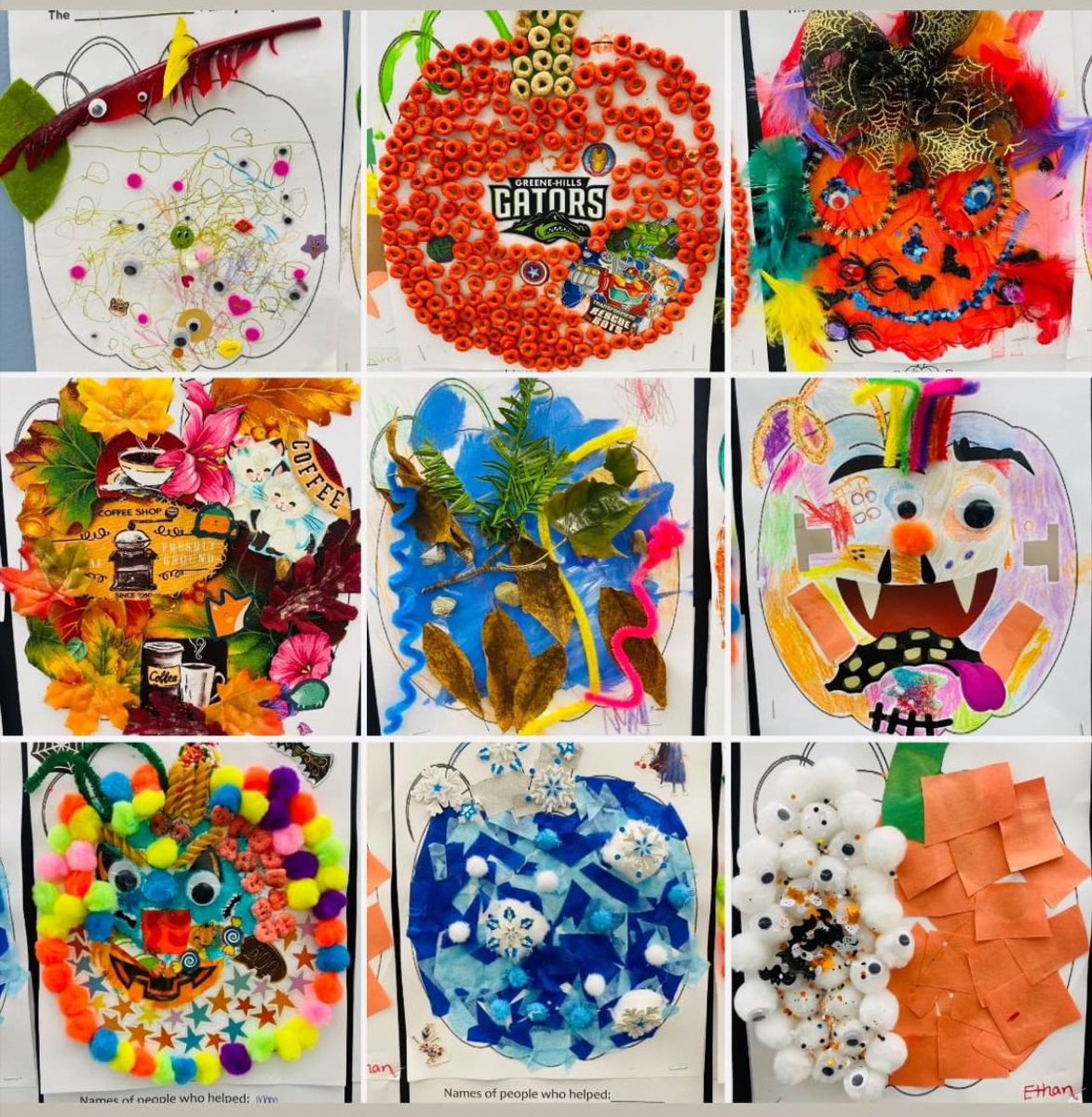 It’s beginning to look like fall in kindergarten at GHS! 🍂🎃🐊 We are loving the colors, patterns and designs our littlest artists used to decorate their fall pumpkins! 🎃 Which one is your favorite? <a href="/GHillsGators/">Greene-Hills K-8 School</a> <a href="/BristolCTSchool/">Bristol Public Schools</a>
