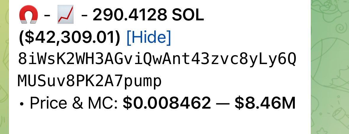 disclosure: I’m intoxicated right now 

apparently people have launched $magnet 🧲 meme coins 

it also seems as if I’ve been sent a sizeable % of supply on a wallet I didn’t even know was doxxed 

won’t sell until much higher and pledge to donate 100% of it to charity when i do