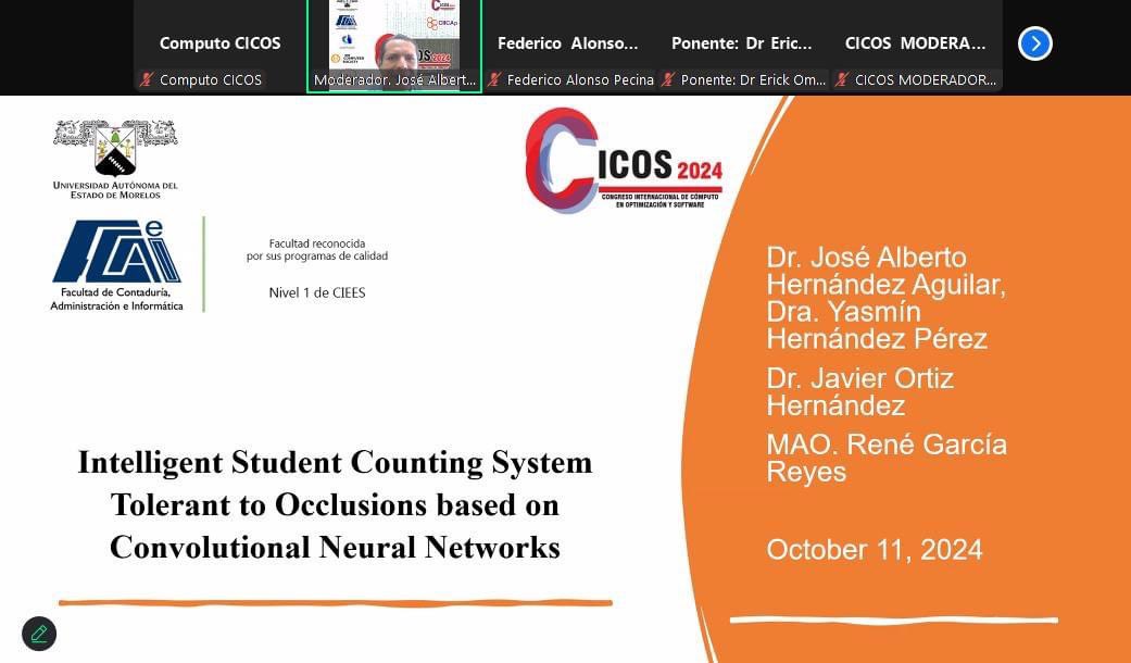 congreso_cicos's tweet photo. Ponencia 18: Intelligent Student Couting System Tolerant to Occlusions based on Convolutional Neural Networks https://t.co/h2DUdWhG0u