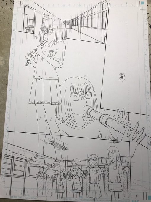 【背景作画】
今日最後の敵艦(背景)B級
撃沈(作画終了)♪
_φ(('▽`)/ ))

初戦、勝利です♪
_φ((^-^))v

これから『掃討作戦(消ゴムかけ・スキャニング)』に入って、それが終われば 今日の海戦は終了です♪
_φ(*'ー`*)

明日も頑張りましょう♪

《B級背景はこんな感じでした♪》 