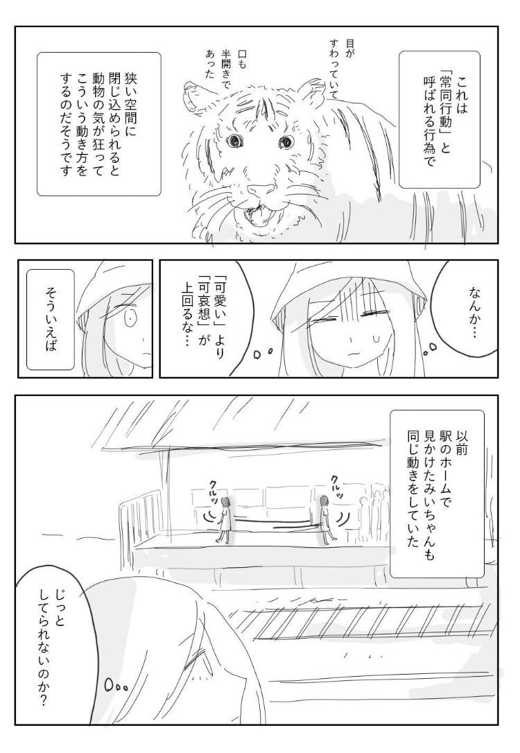 動物園の動物みたい 
