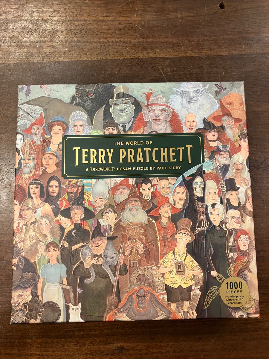 Look what just arrived! (Don’t mind me, I’ll just be up until 4 am with this 1000 piece puzzle.)