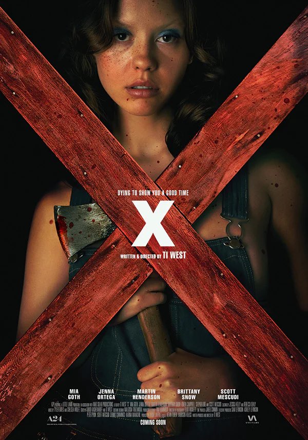 Found myself with a Friday night in October to myself so what better time to marathon Ti West’s X trilogy and finally see MAXXXINE.

So, to begin, let’s see who has that X factor…

Now watching: