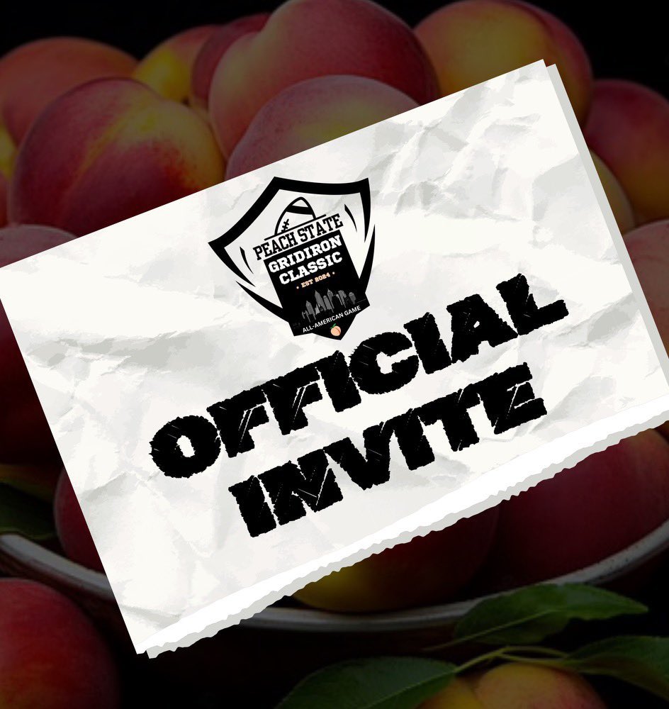 Thank you <a href="/CoachDaniels06/">Coach Daniels</a> for the Invite to the Peach State Gridiron Classic event!!💪🏼💪🏼
<a href="/NEGARecruits/">Northeast Georgia Recruits</a> <a href="/RecruitGeorgia/">Recruit Georgia</a>