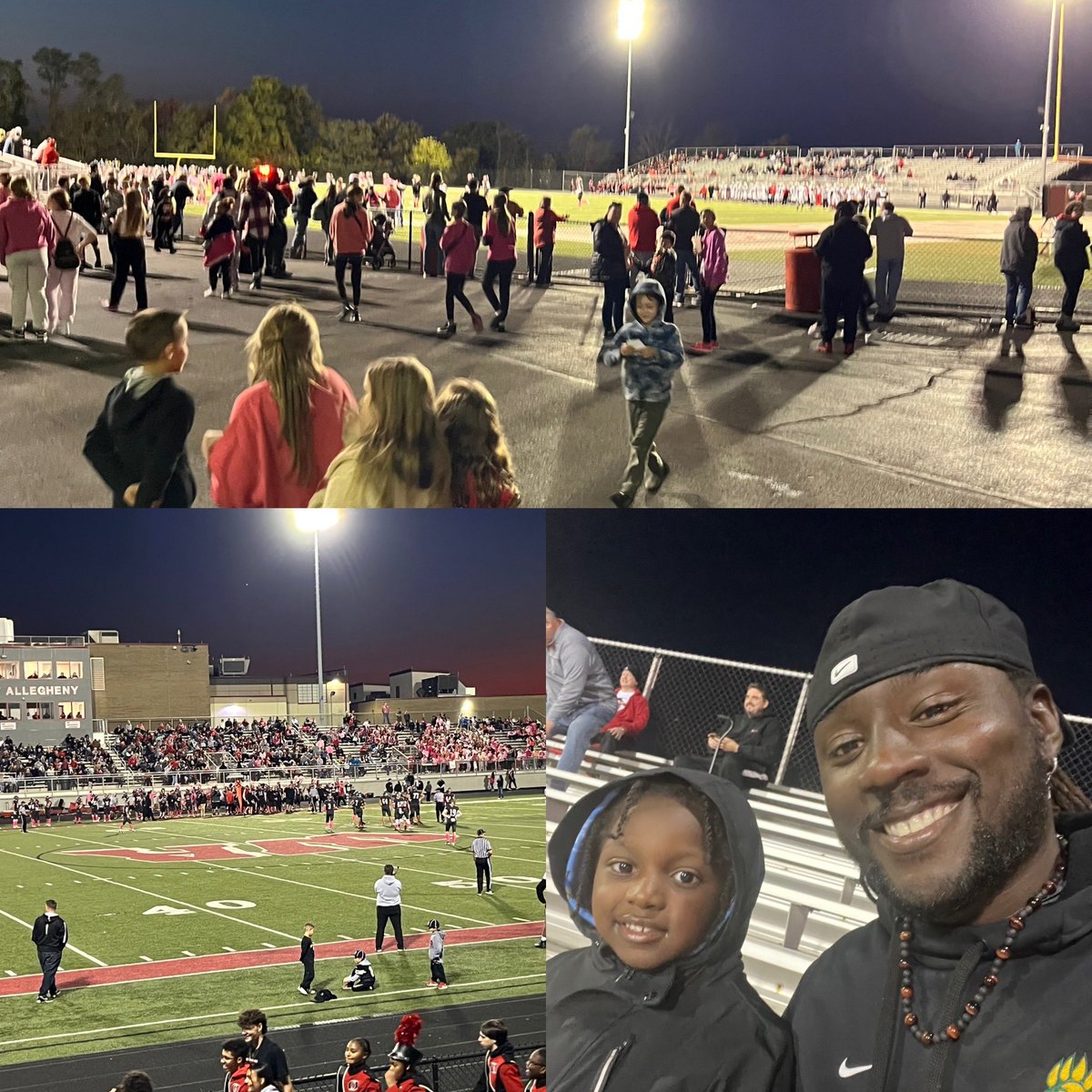 Great night for Family and WPIAL Football!  West Allegheny vs New Castle High school 
#Alumninight#WPIALfootball#future bearcats