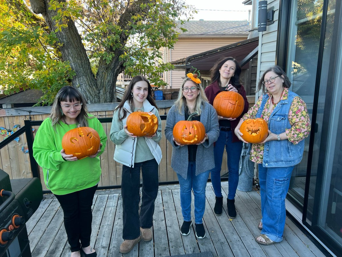 Stephanie Montesanti (@s_montesanti) on Twitter photo Pumpkin Carving 🎃 Fall Fun!! Great way to bring our CARE Lab team together to celebrate the harvest season. 🍂
<a href="/youngell7/">Elliott Young</a>
<a href="/SarahDemedeir/">Sarah Demedeiros</a> Pumpkin Carving 🎃 Fall Fun!! Great way to bring our CARE Lab team together to celebrate the harvest season. 🍂
<a href="/youngell7/">Elliott Young</a>
<a href="/SarahDemedeir/">Sarah Demedeiros</a>