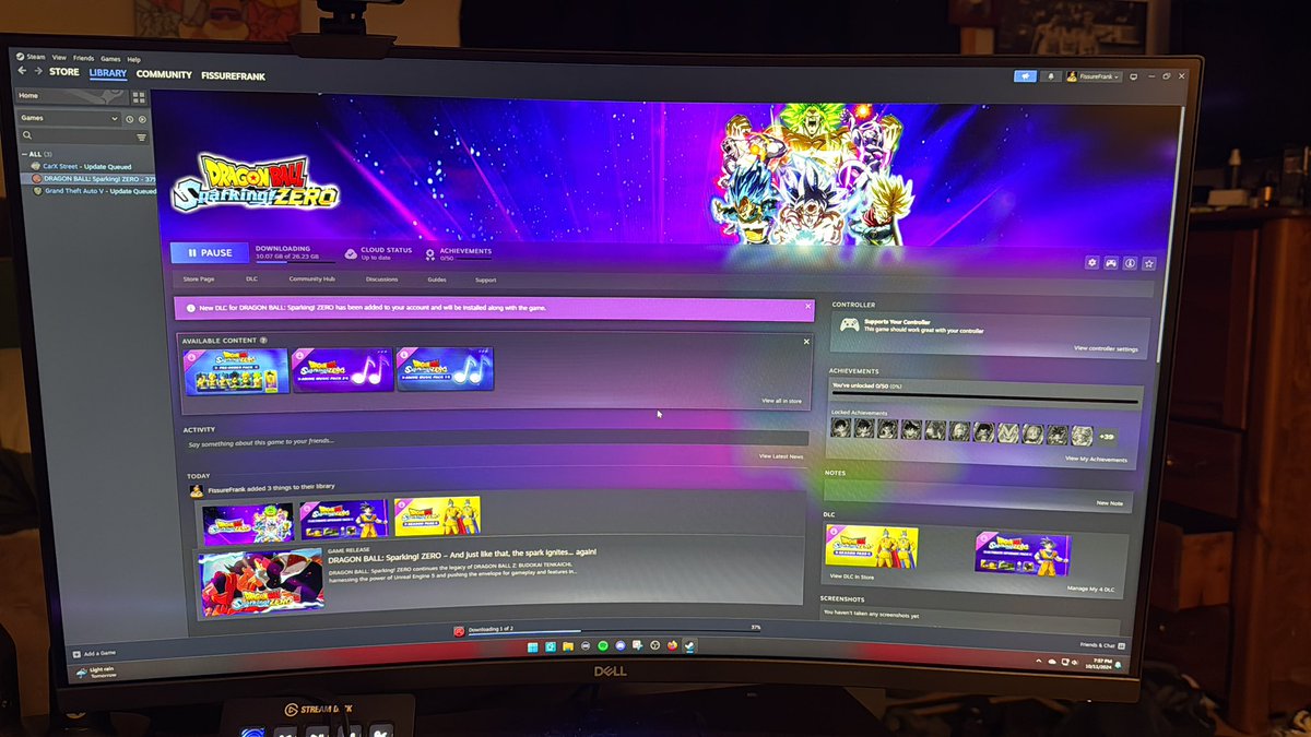 FissureFrank's tweet photo. Welp, it was nice knowing everyone. See you all in 2025. My life’s about to be consumed. PC over Xbox/playstation all day https://t.co/iLntfXfqnP