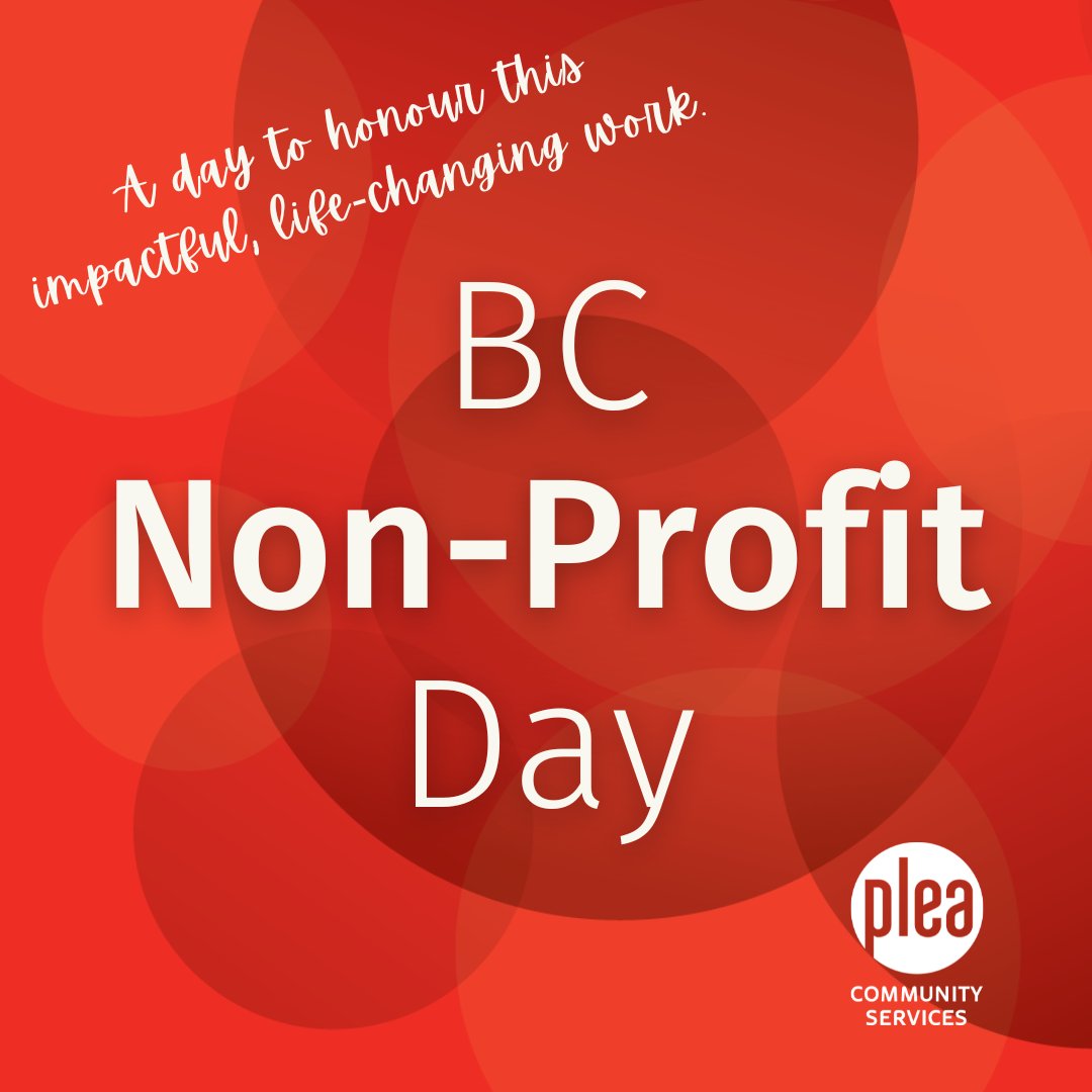 #BCNonprofitDay celebrates the #nonprofit sector &amp; communities they support.
We're an accredited charitable organization that delivers services &amp; specialized support homes to youth &amp; adults facing challenges in their lives. For info on our programs: plea.ca