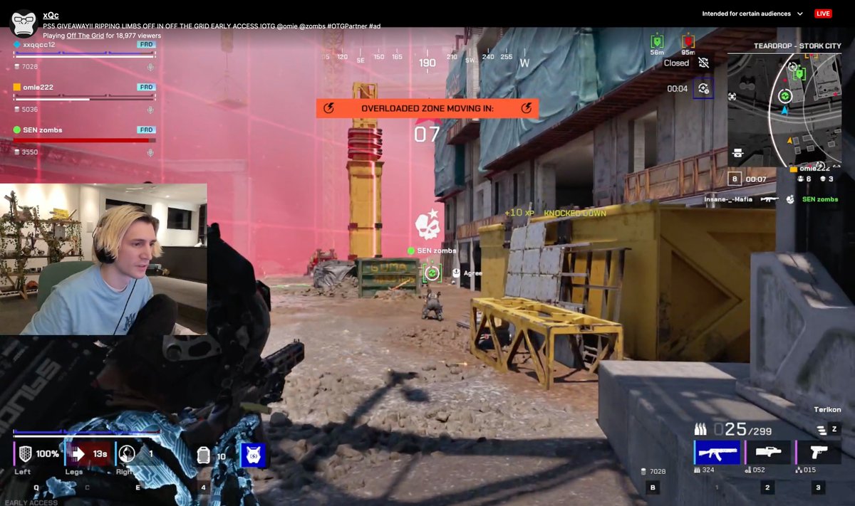 Welcome on board <a href="/xQc/">xQc</a>, rip 'em limbs off! 

twitch.tv/xqc