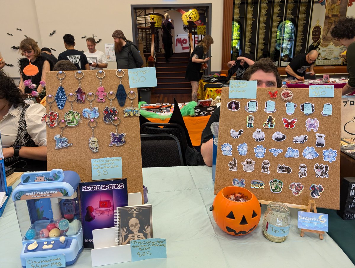 I'm at Zine Spooktacular in Sydney today! If you're near the city come say hi!