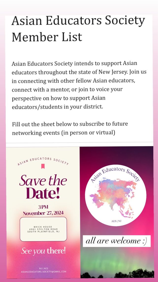 Asian Educators Society tweet media