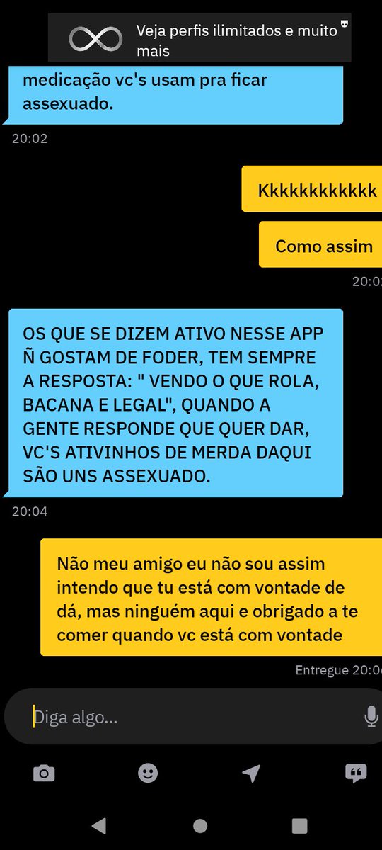 Cada uma que me aparece kkkk