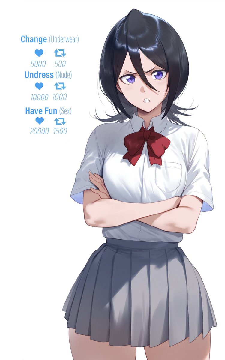 Rukia Kuchiki (Bleach) - Undressing Challenge ❄️