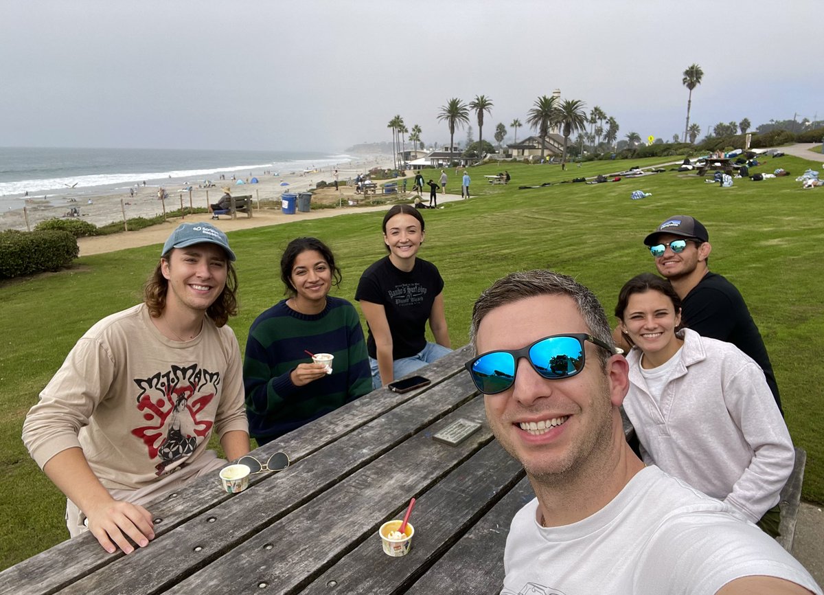MGClab's tweet image. Welcoming research assistant Nikhita Arun with An’s gelato despite the overcast weather🍦