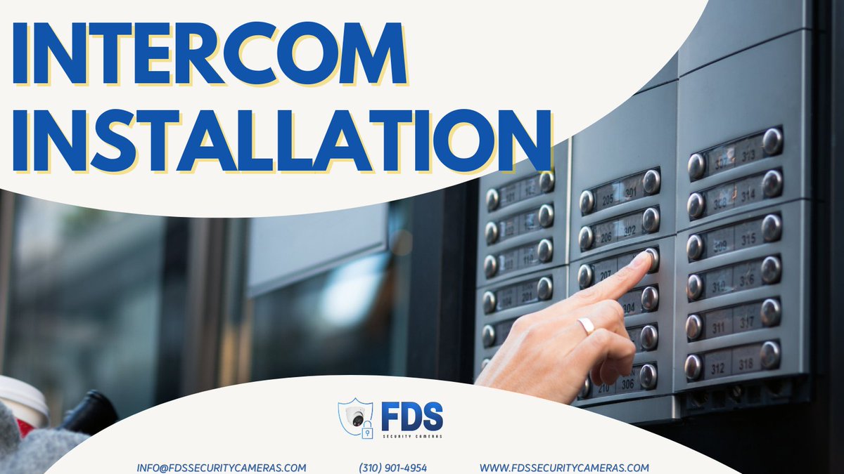cctv_la's tweet image. 🔔 Upgrade your communication with FDS Security Cameras! 🏠📞 Professional intercom installation with customized solutions, expert installation, and ongoing support.

📞 (310) 901-4954
✉️ info@fdssecuritycameras.com
🌐 fdssecuritycameras.com
#IntercomInstallation #StayConnected