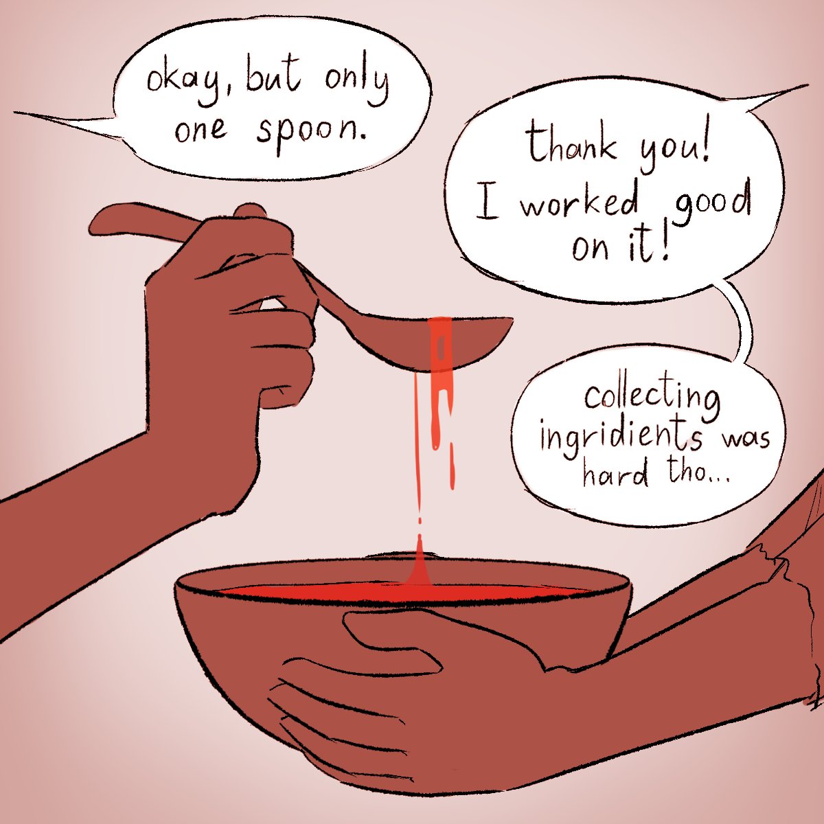 RiataGrace's tweet photo. @stychu [ Part 2 ]

I wonder what Lamb will do to someone who tried to poison them
should traitor burn?? 🤔

#cotl #cultofthelamb #cotlfanart #cultofthelambfanart #cotlcomic #cultofthelambcomic #cotlau #cotltober #cotldrawtober https://t.co/FhzVEo35nH
