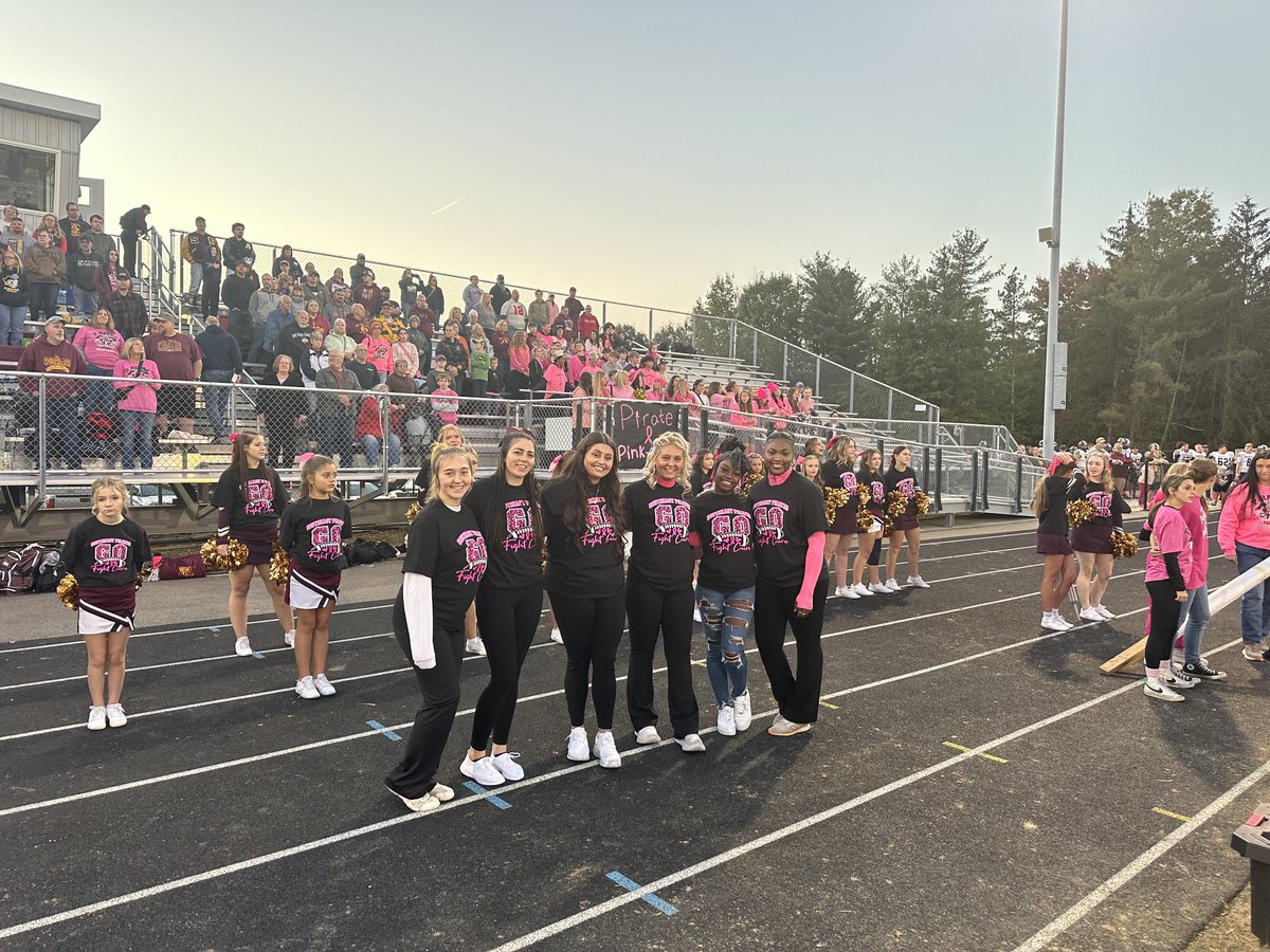Southeastsupt's tweet photo. It was awesome to have our alumni band and danceline members as well as our cheerleaders join us this evening. Once a Pirate always a Pirate! https://t.co/uyDFhFEf2j