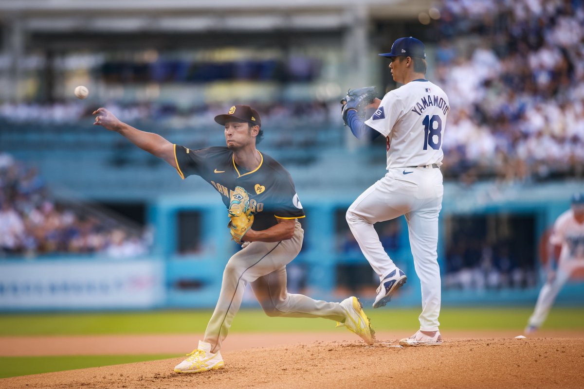 Two of Japan's finest battling it out on baseball's biggest stage 🇯🇵