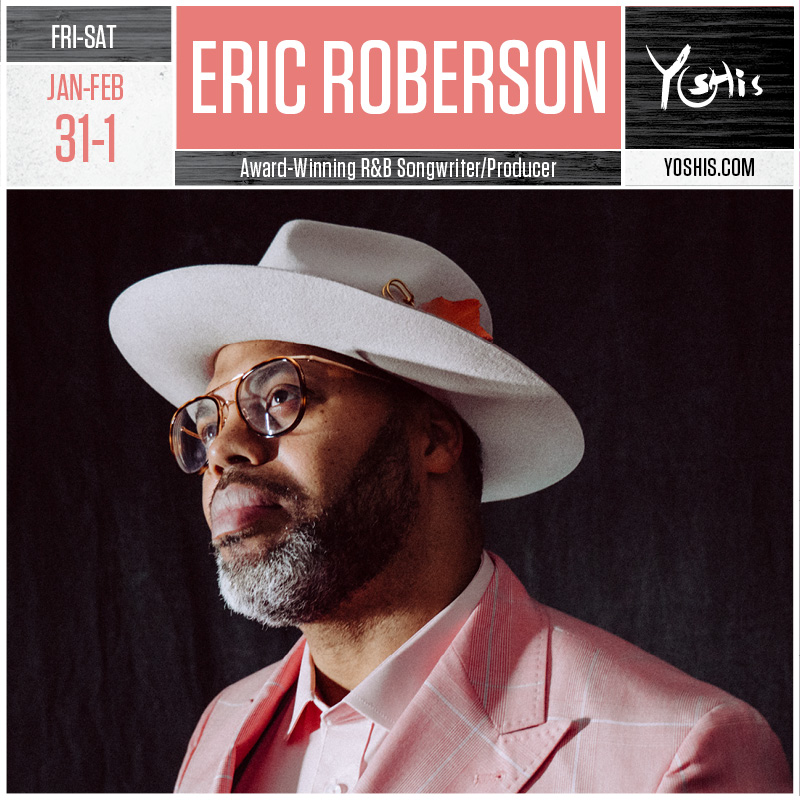 Just Announced 📢
Award winning R&amp;B singer and producer, Eric Roberson,is a beacon of authenticity and unparalleled talent. Eric brings his honest style of R&amp;B to the Yoshi's stage Jan 31-Feb 1.
@iamericroberson
🎟 tinyurl.com/3px28k4n