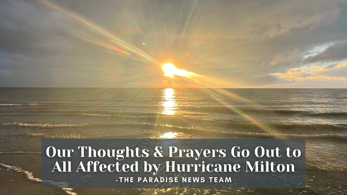 In this week's Paradise News email we share useful Hurricane Milton recovery links, numbers &amp; resources for Pinellas County, businesses re-opening this weekend plus October Features. - mailchi.mp/92aaaf40a57c/u…